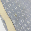 Bvlgari Logomania Shoulder Bag Canvas with Leather