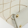 Secondhand Chanel Surpique Tote White Leather Bags
