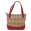 Secondhand Burberry Nova Check Handbag Nova Check Canvas and