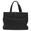 Secondhand Burberry Handle Tote Black Leather Accessories