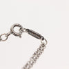 Tiffany & Co. Infinity Double Chain Pendant Necklace Silver