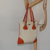 Prada Vintage Handbag Canvas and Leather