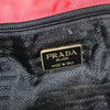 Prada Convertible Metal Handle Satchel Quilted Tessuto