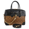 Louis Vuitton City Malle Handbag Reverse Monogram Canvas and Leather