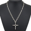 Tiffany & Co. Elsa Peretti Infinity Cross Pendant Necklace Silver 925