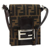 Fendi Vintage Flap Clutch Zucca canvas