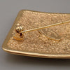 Chanel Vintage CC Diamond Brooch Metal