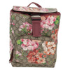 Secondhand Gucci Buckle Backpack Blooms Print GG