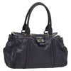 Secondhand Celine Shoulder Bag Purple Leather Bags