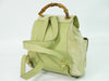Gucci Vintage Bamboo Backpack Suede