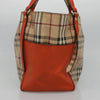Secondhand Burberry Canterbury Panels Tote Haymarket Coated Canvas and