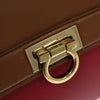 Salvatore Ferragamo Sofia Satchel Leather