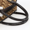 Christian Dior Vintage Trotter Handbag Canvas