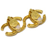 Secondhand Chanel CC Clip-On Earrings Textured