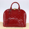 Louis Vuitton Alma Handbag Monogram Vernis