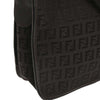 Fendi Vintage F Charm Messenger Bag Zucchino Canvas