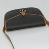 Christian Dior Vintage Honeycomb Flap Crossbody Bag Coated Canvas