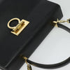 Salvatore Ferragamo Gancini Convertible Top Handle Bag Leather