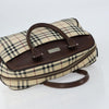 Burberry Nova Check Bowling Bag Canvas