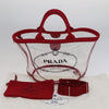 Secondhand Prada Logo Tote Transparent Plastic Accessories
