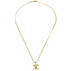 Chanel CC Pendant Necklace Metal
