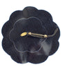 Secondhand Chanel Camellia Brooch Navy Denim Jeans Jewelry