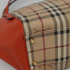 Secondhand Burberry Canterbury Panels Tote Haymarket Coated Canvas and