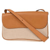 Hermes Colorado Handbag Leather and Toile