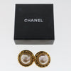Secondhand Chanel Vintage Clip-On Earrings Metal with Faux