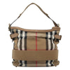 Secondhand Burberry Parsons Hobo House Check Canvas and