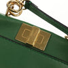 Secondhand Fendi Peekaboo Bag Green Leather Bags