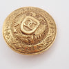 Chanel Vintage CC Crest Round Clip-On Earrings Metal