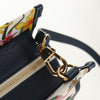 Prada Floral Open Tote Printed Denim