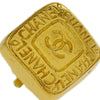 Chanel Vintage CC Square Clip-On Earrings Metal