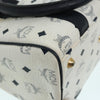 Secondhand MCM Visetos logogramme Handbag Canvas and