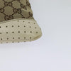Secondhand Gucci Zip Messenger Bag GG Canvas with Perforated