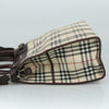 Burberry Top Handle Tote Nova Check Canvas