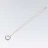 Tiffany & Co. Elsa Peretti Open Heart Pendant Necklace Sterling Silver