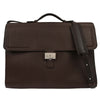 Secondhand Loewe Leather Briefcase Brown Accessories