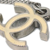 Chanel CC Logo Pendant Necklace Metal