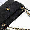 Chanel Vintage Front Pocket Shoulder Bag Quilted Lambskin