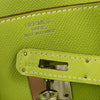 Hermes Birkin Handbag Green Togo with Palladium Hardware