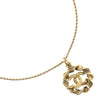 Secondhand Chanel Vintage CC Round Pendant Choker Necklace