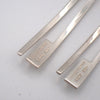 Gucci G Logo Long Studs Earrings Silver 925