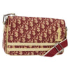 Christian Dior Vintage Flap Crossbody Bag Canvas