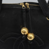 Chanel Vintage CC Dome Bag Leather