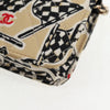 Secondhand Chanel Flap Card Holder on Chain Quilted Printed