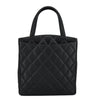 Secondhand Chanel Vintage CC Lock Pocket Tote Quilted Caviar