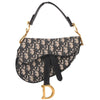 Christian Dior Saddle Handbag Oblique Canvas