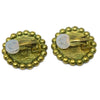 Secondhand Chanel CC Button Clip-On Earrings